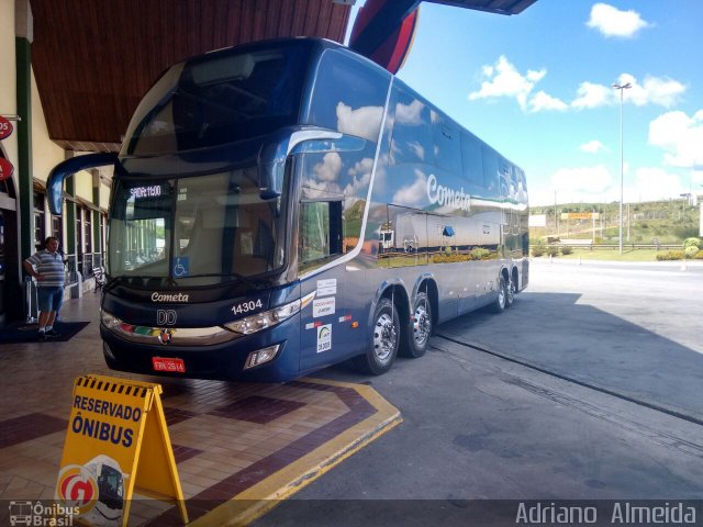 Viação Cometa 14304 na cidade de Oliveira, Minas Gerais, Brasil, por Adriano  Almeida. Número da foto: #4153999.