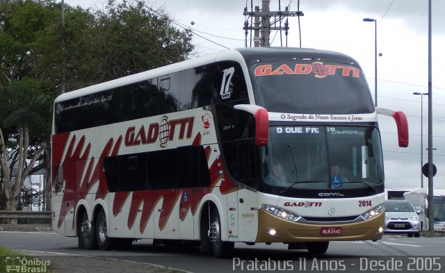 Auto Viação Gadotti 2014 na cidade de São Paulo, São Paulo, Brasil, por Cristiano Soares da Silva. ID da foto: 4153555.