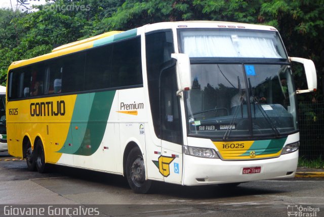 Empresa Gontijo de Transportes 16025 na cidade de São Paulo, São Paulo, Brasil, por Giovane Gonçalves. ID da foto: 4153685.