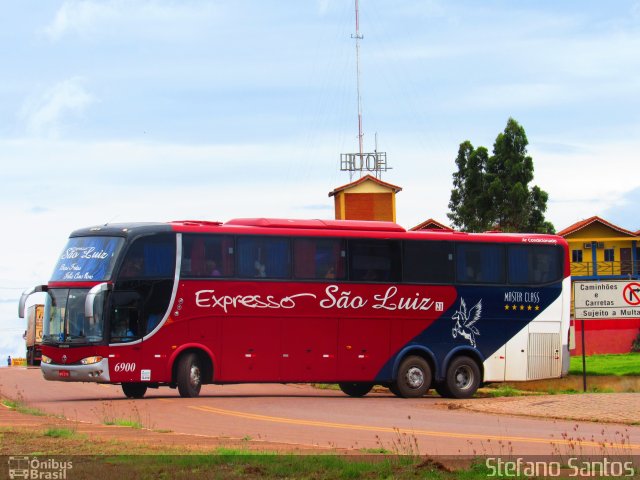 Expresso São Luiz 6900 na cidade de Rondonópolis, Mato Grosso, Brasil, por Stefano  Rodrigues dos Santos. ID da foto: 4154042.