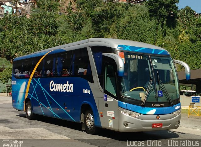 Viação Cometa 12221 na cidade de Santos, São Paulo, Brasil, por Lucas Cirilo. ID da foto: 4156650.