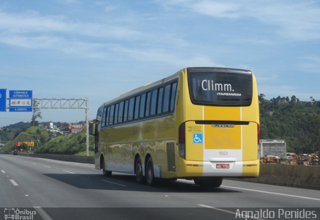 Viação Itapemirim 9023 na cidade de Jundiaí, São Paulo, Brasil, por Agnaldo Penides. ID da foto: 4156739.