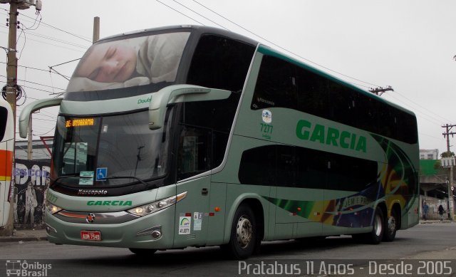 Viação Garcia 7277 na cidade de São Paulo, São Paulo, Brasil, por Cristiano Soares da Silva. Número da foto: #4155272.
