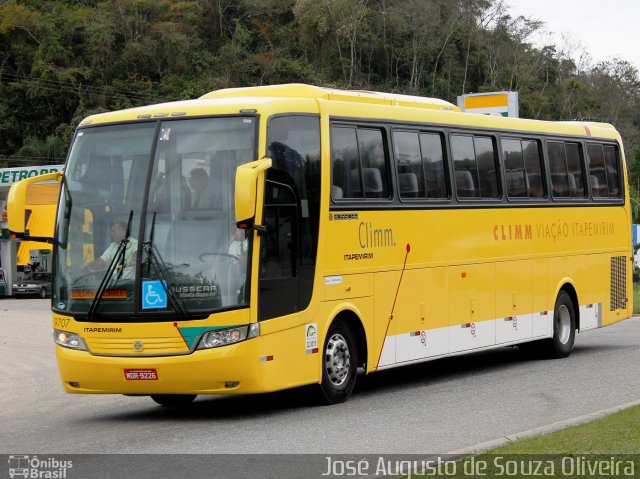 Viação Itapemirim 9707 na cidade de Barra do Piraí, Rio de Janeiro, Brasil, por José Augusto de Souza Oliveira. ID da foto: 4155326.