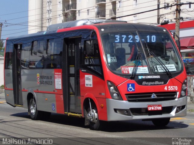 Allibus Transportes 4 5570 na cidade de São Paulo, São Paulo, Brasil, por Mailson Amâncio. Número da foto: #4156021.