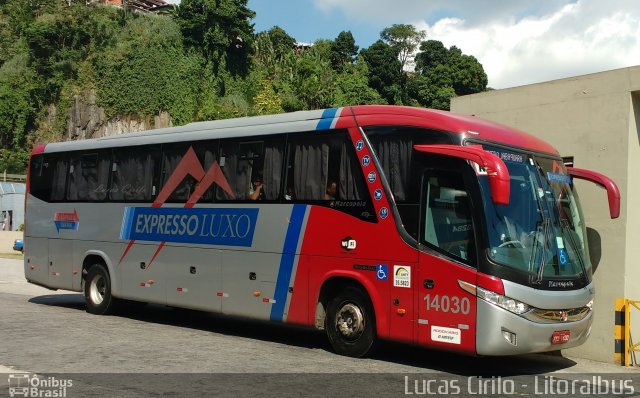 Expresso Luxo 14030 na cidade de Santos, São Paulo, Brasil, por Lucas Cirilo. Número da foto: #4156661.