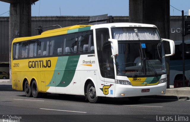 Empresa Gontijo de Transportes 21190 na cidade de Rio de Janeiro, Rio de Janeiro, Brasil, por Lucas Lima. Número da foto: #4101897.
