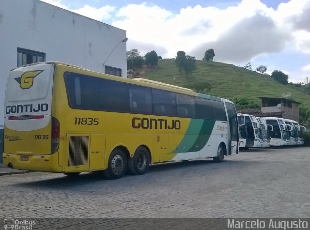 Empresa Gontijo de Transportes 11835 na cidade de Coronel Fabriciano, Minas Gerais, Brasil, por Marcelo Augusto. ID da foto: 4101132.