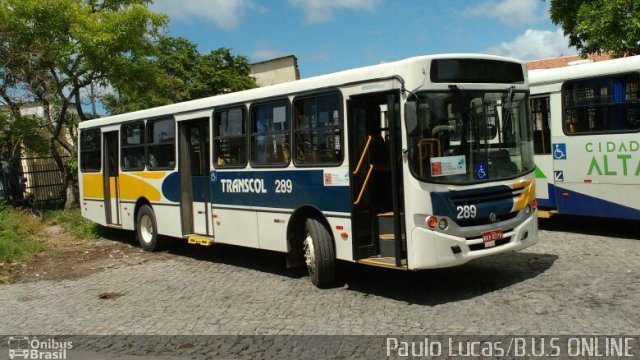 Transcol - Transportes Coletivos Ltda. 289 na cidade de Olinda, Pernambuco, Brasil, por Paulo Lucas. ID da foto: 4102001.