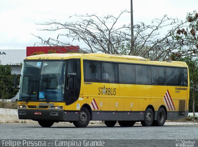 Viação Itapemirim 44019 na cidade de Campina Grande, Paraíba, Brasil, por Felipe Pessoa de Albuquerque. ID da foto: 4101599.