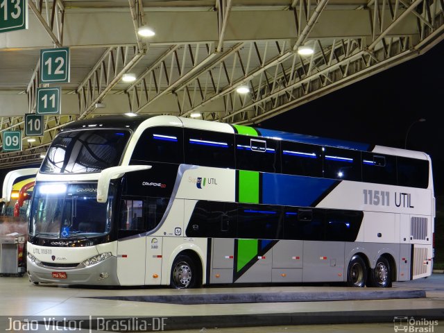 UTIL - União Transporte Interestadual de Luxo 11511 na cidade de Brasília, Distrito Federal, Brasil, por João Victor. Número da foto: #4159121.