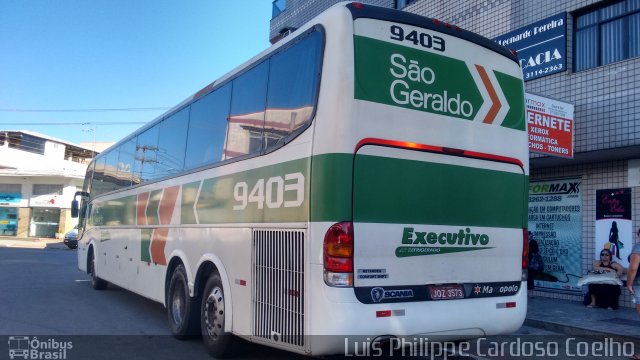 Cia. São Geraldo de Viação 9403 na cidade de Guarapari, Espírito Santo, Brasil, por Luis Philippe Cardoso Coelho. Número da foto: #4158822.