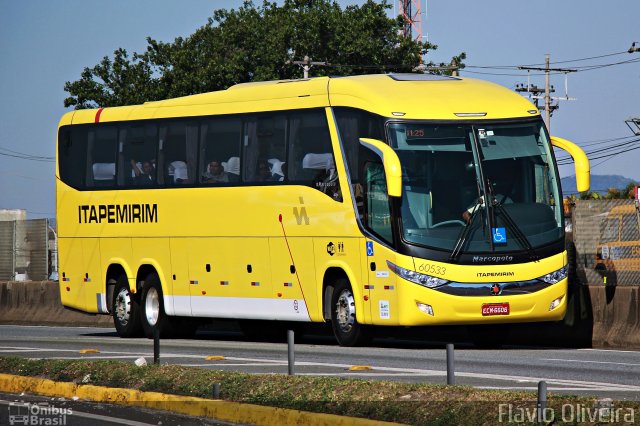 Viação Itapemirim 60533 na cidade de Resende, Rio de Janeiro, Brasil, por Flávio Oliveira. Número da foto: #4157335.