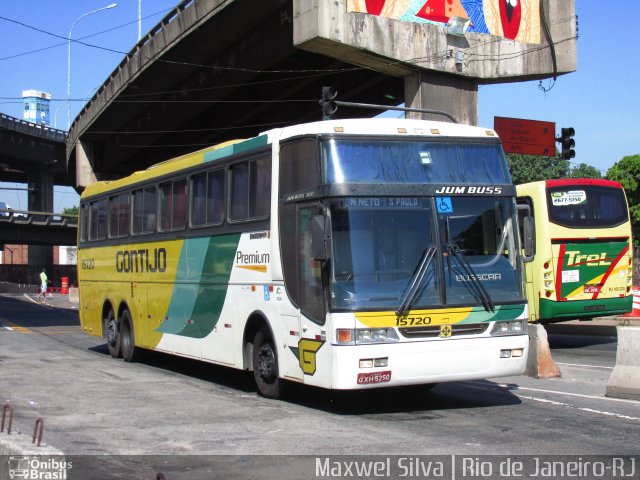 Empresa Gontijo de Transportes 15720 na cidade de Rio de Janeiro, Rio de Janeiro, Brasil, por Maxwel Silva. ID da foto: 4157609.