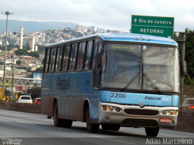 Pascoal Tur 2200 na cidade de Belo Horizonte, Minas Gerais, Brasil, por Adão Raimundo Marcelino. ID da foto: 4158399.