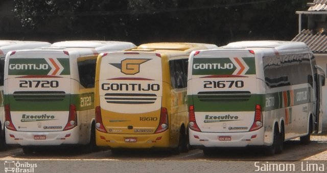 Empresa Gontijo de Transportes 21670 na cidade de Guarapari, Espírito Santo, Brasil, por Saimom  Lima. Número da foto: #4159126.