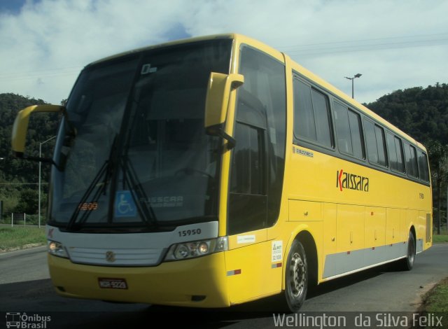 Kaissara - Viação Caiçara 15950 na cidade de Viana, Espírito Santo, Brasil, por Wellington  da Silva Felix. Número da foto: #4159200.