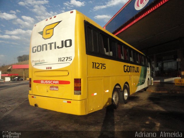 Empresa Gontijo de Transportes 11275 na cidade de João Monlevade, Minas Gerais, Brasil, por Adriano  Almeida. ID da foto: 4158497.