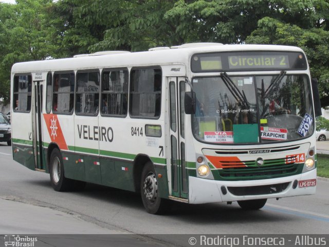 Auto Viação Veleiro 8414 na cidade de Maceió, Alagoas, Brasil, por Rodrigo Fonseca. Número da foto: #4103733.