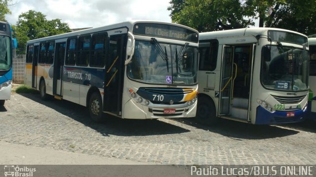 Transcol - Transportes Coletivos Ltda. 710 na cidade de Recife, Pernambuco, Brasil, por Paulo Lucas. ID da foto: 4106351.