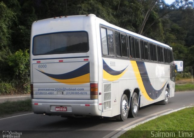 Extra Turismo Transporte Fretamento 6000 na cidade de Manhuaçu, Minas Gerais, Brasil, por Saimom  Lima. Número da foto: #4106512.
