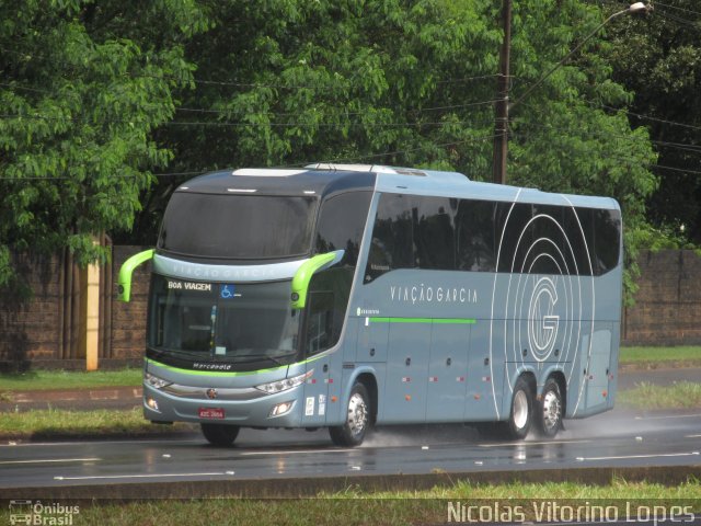 Viação Garcia 8541 na cidade de Foz do Iguaçu, Paraná, Brasil, por Nícolas Vitorino Lopes. Número da foto: #4105110.