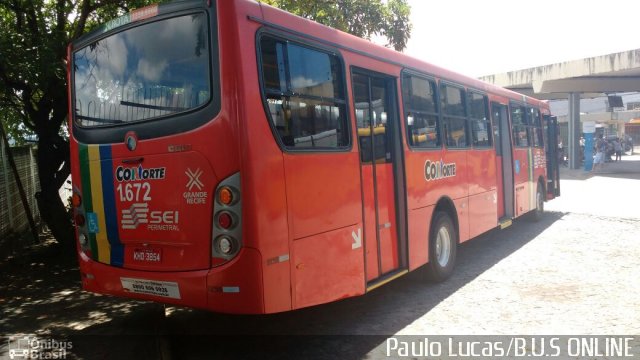 Itamaracá Transportes 1.672 na cidade de Recife, Pernambuco, Brasil, por Paulo Lucas. ID da foto: 4106367.