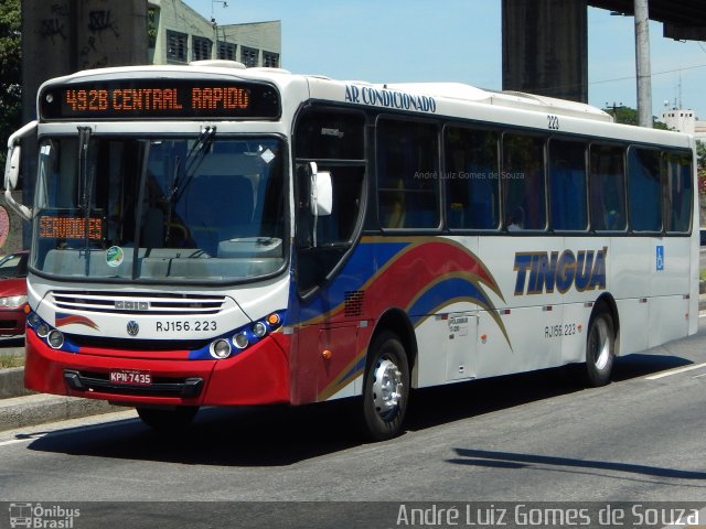 Transportadora Tinguá RJ 156.223 na cidade de Rio de Janeiro, Rio de Janeiro, Brasil, por André Luiz Gomes de Souza. Número da foto: #4106880.