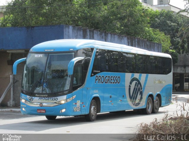 Auto Viação Progresso 6244 na cidade de Recife, Pernambuco, Brasil, por Luiz Carlos de Santana. Número da foto: #4106137.