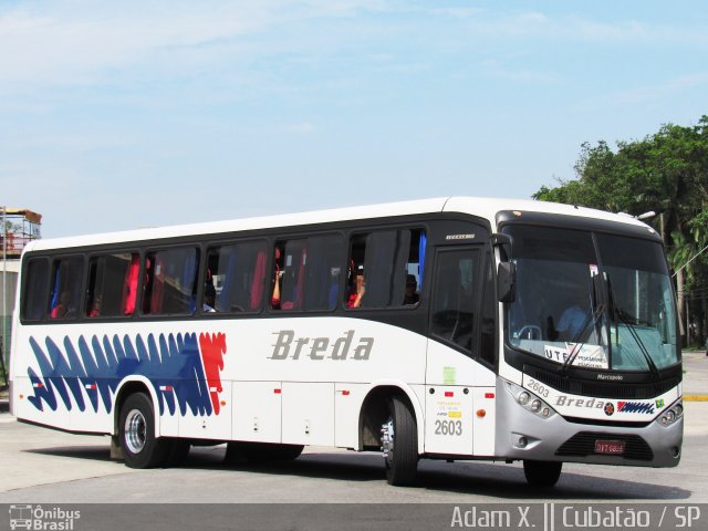 Breda Transportes e Serviços 2603 na cidade de Cubatão, São Paulo, Brasil, por Adam Xavier Rodrigues Lima. Número da foto: #4105459.