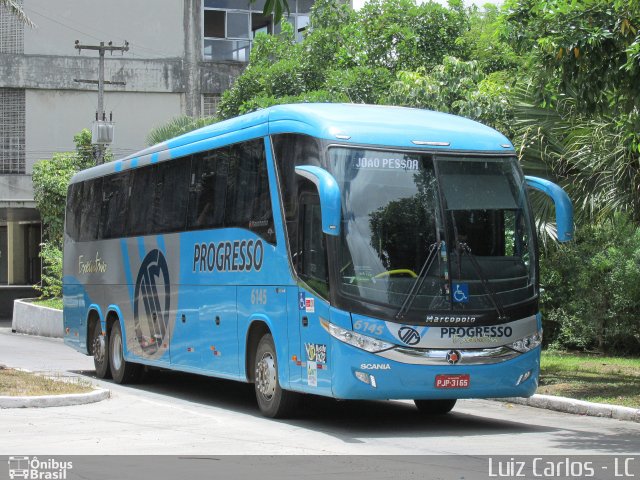 Auto Viação Progresso 6145 na cidade de Recife, Pernambuco, Brasil, por Luiz Carlos de Santana. ID da foto: 4108348.