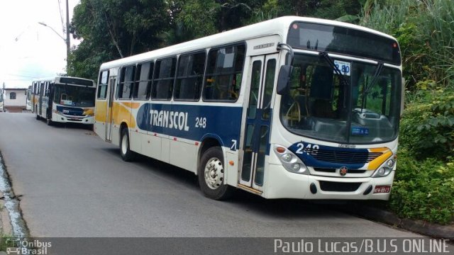 Transcol - Transportes Coletivos Ltda. 248 na cidade de Recife, Pernambuco, Brasil, por Paulo Lucas. Número da foto: #4108087.
