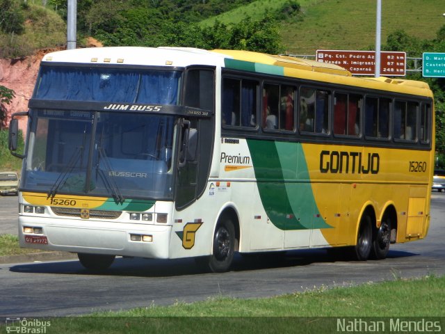 Empresa Gontijo de Transportes 15260 na cidade de Viana, Espírito Santo, Brasil, por Nathan Mendes. ID da foto: 4108130.