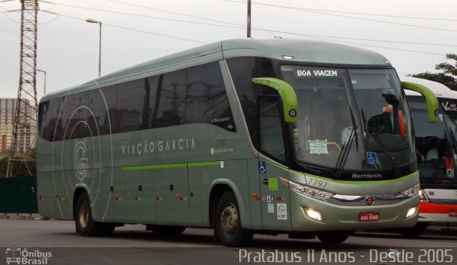 Viação Garcia 7797 na cidade de São Paulo, São Paulo, Brasil, por Cristiano Soares da Silva. Número da foto: #4109812.