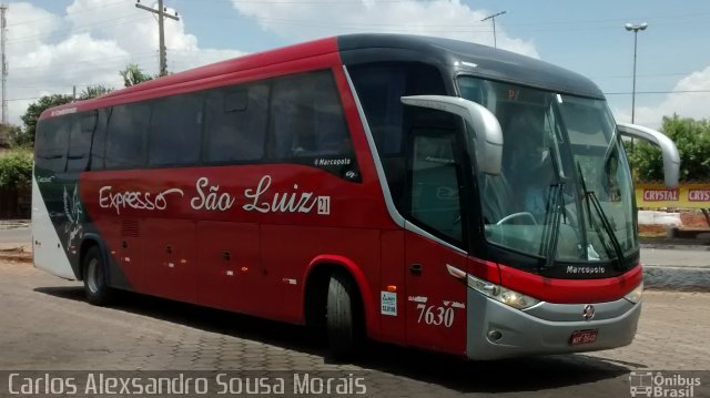 Expresso São Luiz 7630 na cidade de Piranhas, Goiás, Brasil, por Carlos Alexsandro Sousa Morais. Número da foto: #4109858.