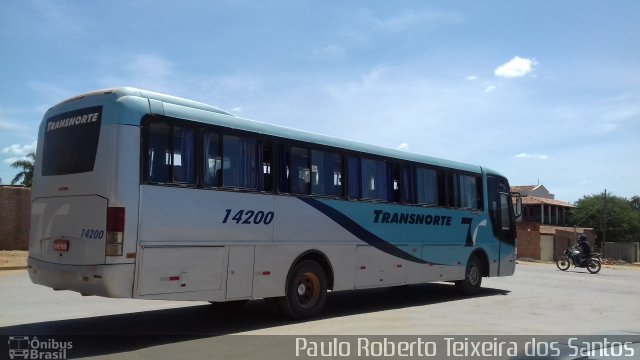 Transnorte - Transporte e Turismo Norte de Minas 14200 na cidade de Montalvânia, Minas Gerais, Brasil, por Paulo Roberto Teixeira dos Santos. ID da foto: 4110491.