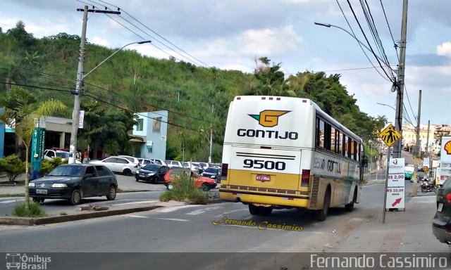 Empresa Gontijo de Transportes 9500 na cidade de Ribeirão das Neves, Minas Gerais, Brasil, por Fernando Cassimiro. ID da foto: 4110074.