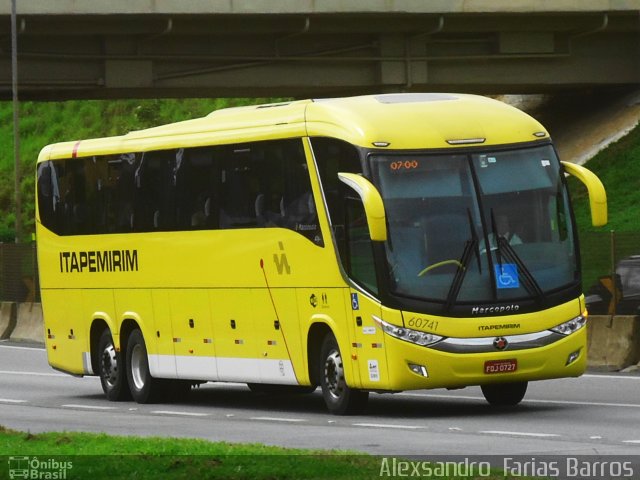 Viação Itapemirim 60741 na cidade de Aparecida, São Paulo, Brasil, por Alexsandro  Farias Barros. Número da foto: #4111062.