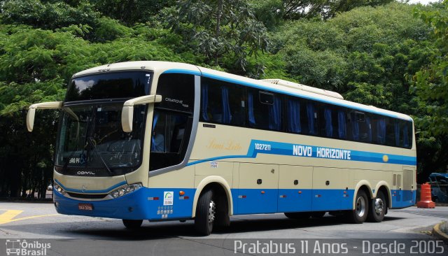 Viação Novo Horizonte 1027211 na cidade de São Paulo, São Paulo, Brasil, por Cristiano Soares da Silva. Número da foto: #4109877.