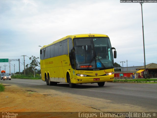 Viação Itapemirim 5867 na cidade de Eunápolis, Bahia, Brasil, por Eriques  Damasceno. Número da foto: #4110267.