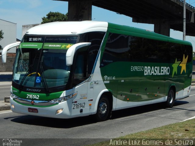 Expresso Brasileiro 216142 na cidade de Rio de Janeiro, Rio de Janeiro, Brasil, por André Luiz Gomes de Souza. ID da foto: 4111174.