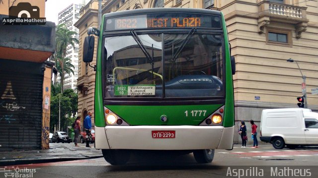 Viação Santa Brígida 1 1777 na cidade de São Paulo, São Paulo, Brasil, por Asprilla Matheus. ID da foto: 4109750.