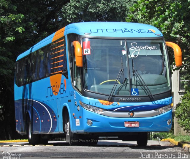 Litorânea Transportes Coletivos 5362 na cidade de São Paulo, São Paulo, Brasil, por Jean Passos Silva. Número da foto: #4111061.