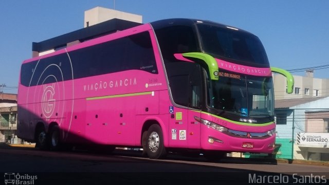 Viação Garcia 16166 na cidade de Cascavel, Paraná, Brasil, por Marcelo Santos. Número da foto: #4110379.
