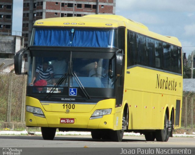 Viação Nordeste 1100 na cidade de Natal, Rio Grande do Norte, Brasil, por Joao Paulo Nascimento Silva. Número da foto: #4112448.