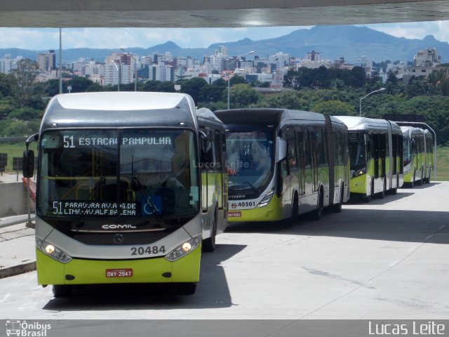 SM Transportes 20484 na cidade de Belo Horizonte, Minas Gerais, Brasil, por Lucas Leite. Número da foto: #4112929.
