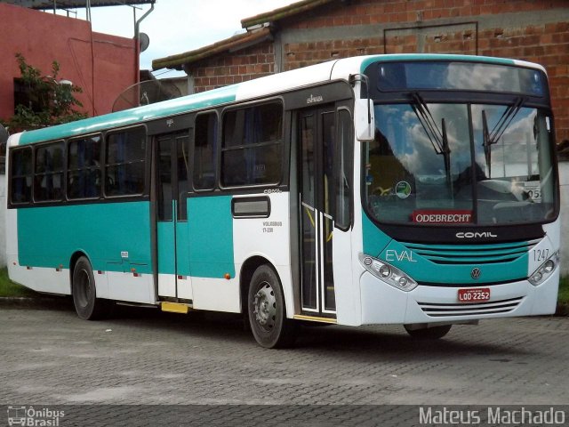 EVAL - Empresa de Viação Angrense 1247 na cidade de Angra dos Reis, Rio de Janeiro, Brasil, por Mateus Machado. Número da foto: #4112905.