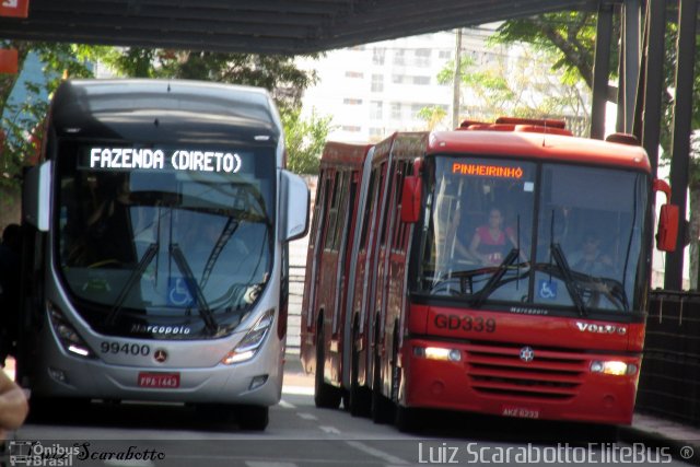 Leblon Transporte de Passageiros 99400 na cidade de Curitiba, Paraná, Brasil, por Luiz Scarabotto . ID da foto: 4111798.