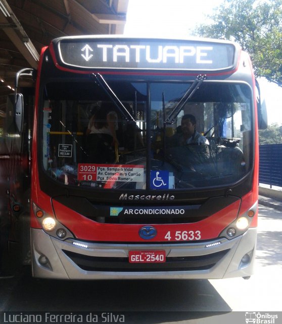 Allibus Transportes 4 5633 na cidade de São Paulo, São Paulo, Brasil, por Luciano Ferreira da Silva. ID da foto: 4111822.