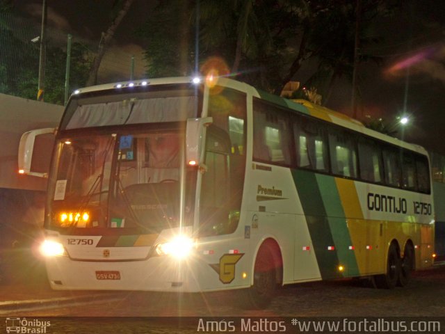 Empresa Gontijo de Transportes 12750 na cidade de Fortaleza, Ceará, Brasil, por Amós  Mattos. Número da foto: #4112585.